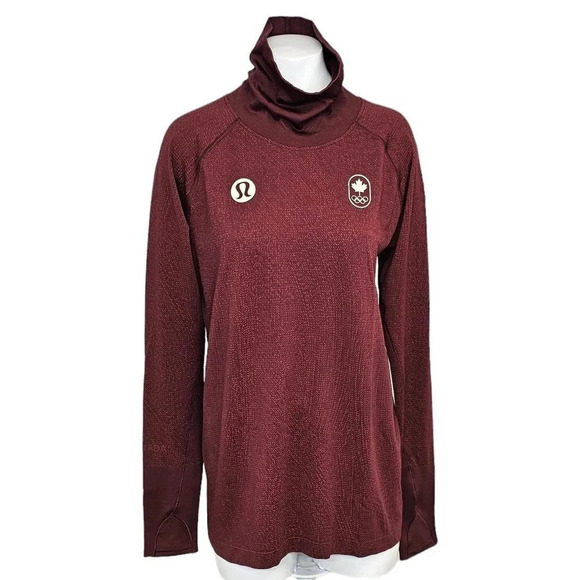 lululemon athletica Tops - Lululemon Women's Team Canada Swiftly Tech Turtleneck 2.0 Size 12 Rare